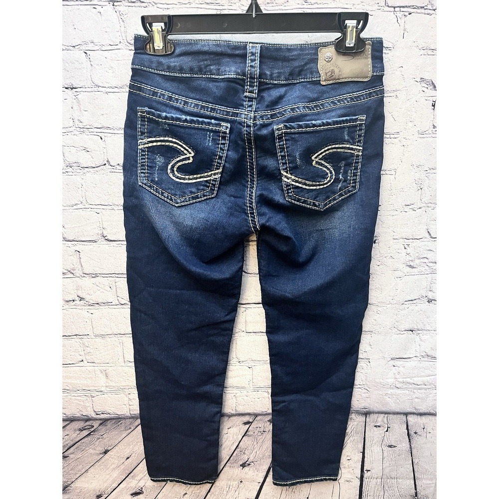 Silver Jeans Suki Mid Capri Joga Womens Size 26 - Picture 2 of 8